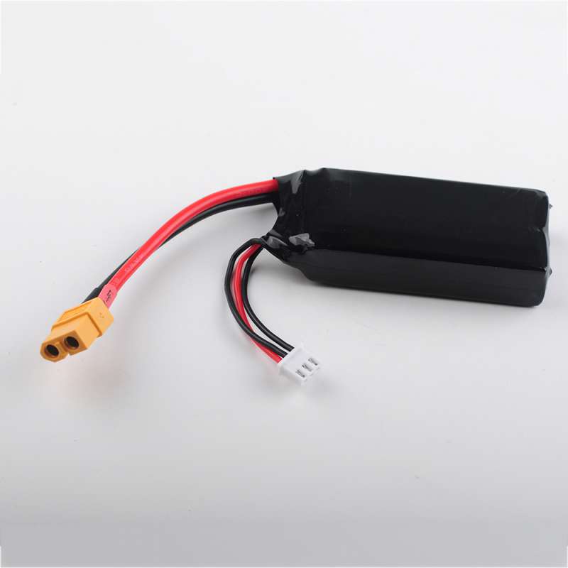 Connecteur XT60 soudé sur batterie 2S TIGER POWER 1500mAh